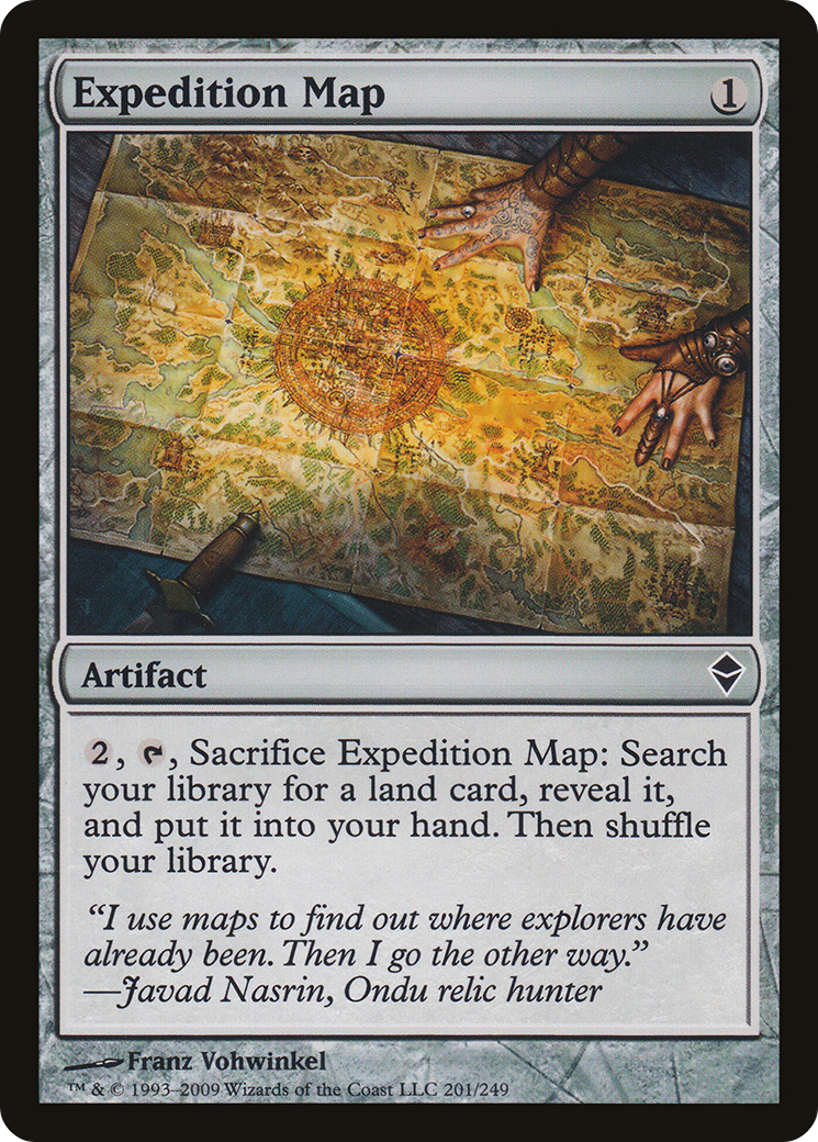 {C} Expedition Map [Zendikar][ZEN 201]