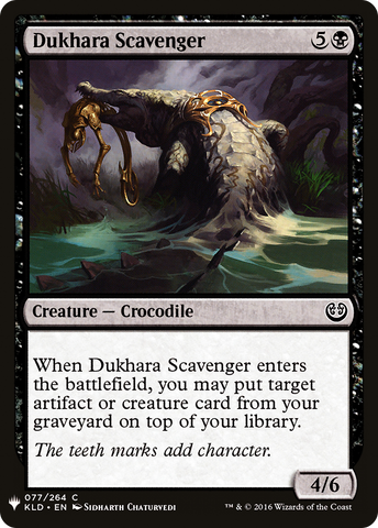 {C} Dukhara Scavenger [Mystery Booster][LS KLD 077]