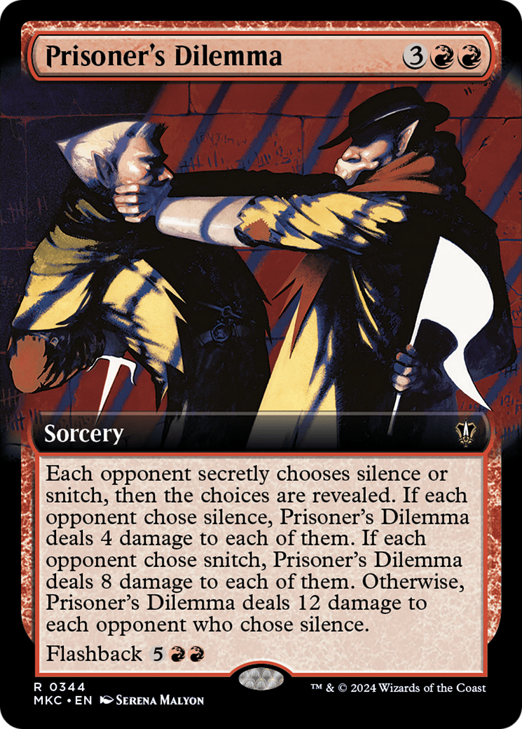 {R} Prisoner's Dilemma (Extended Art) [Murders at Karlov Manor Commander][MKC 344]