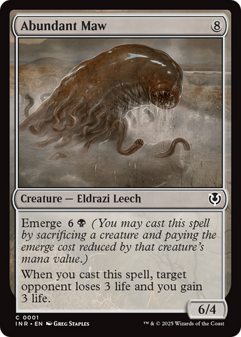 {C} Abundant Maw [Innistrad Remastered][INR 001]