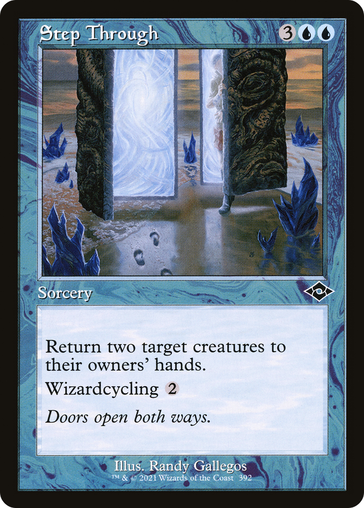 {C} Step Through (Retro Frame) (Foil) [Modern Horizons 2] [MH2 392]