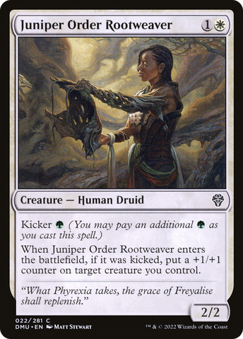 {C} Juniper Order Rootweaver [Dominaria United][DMU 022]