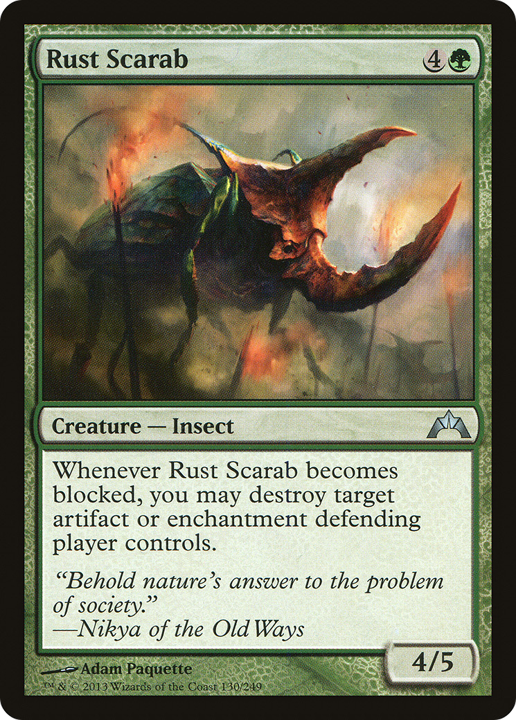 {C} Rust Scarab [Gatecrash][GTC 130]