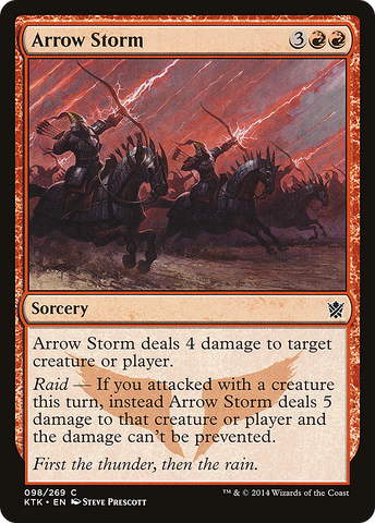 {C} Arrow Storm [Khans of Tarkir][KTK 098]