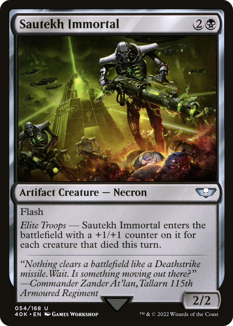 {C} Sautekh Immortal [Universes Beyond: Warhammer 40,000][40K 054]