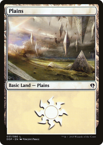 {B}[DDP 037] Plains (37) [Duel Decks: Zendikar vs. Eldrazi]