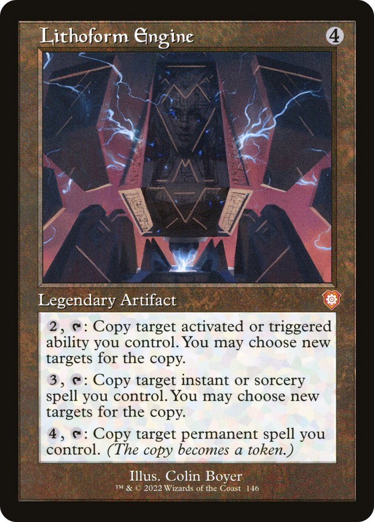 {R} Lithoform Engine (Retro) [The Brothers' War Commander][BRC 146]