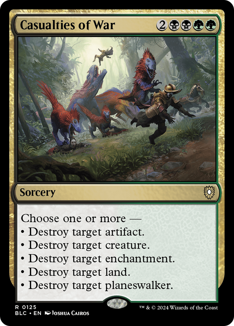 {R} Casualties of War [Bloomburrow Commander][BLC 125]