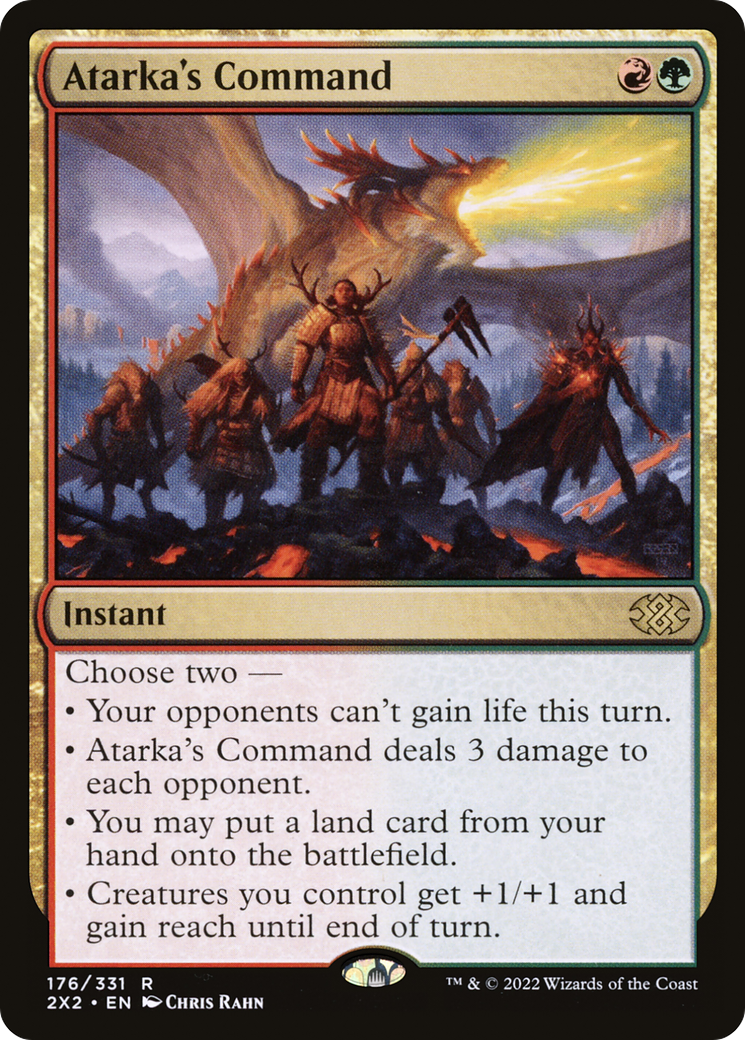 {R} Atarka's Command [Double Masters 2022][2X2 176]