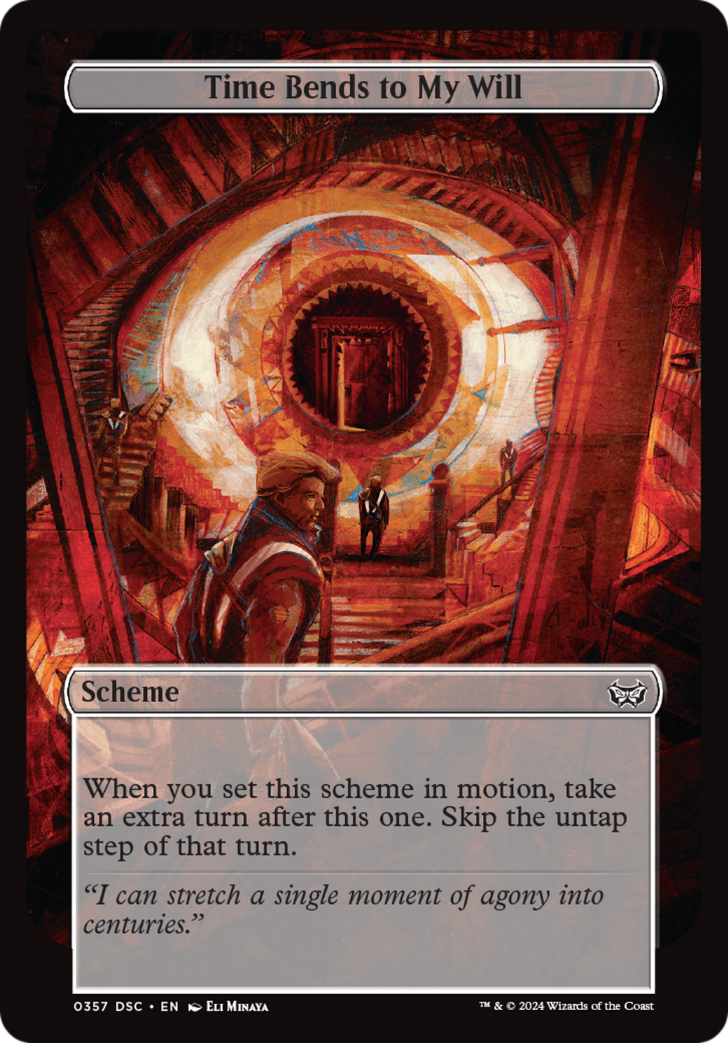 {C} Time Bends to My Will (Full Art) [Duskmourn: House of Horror Commander][DSC 357]