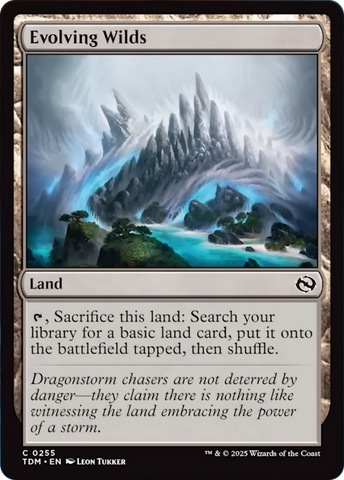 {@C} Evolving Wilds [Tarkir: Dragonstorm][TDM 255]