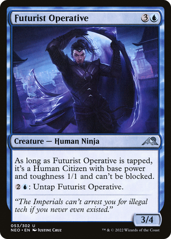 {C} Futurist Operative [Kamigawa: Neon Dynasty][NEO 053]