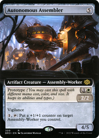{R} Autonomous Assembler (Extended Art) [The Brothers' War][BRO 309]