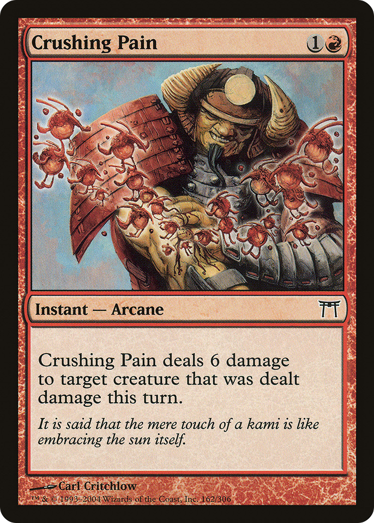 {C} Crushing Pain [Champions of Kamigawa][CHK 162]