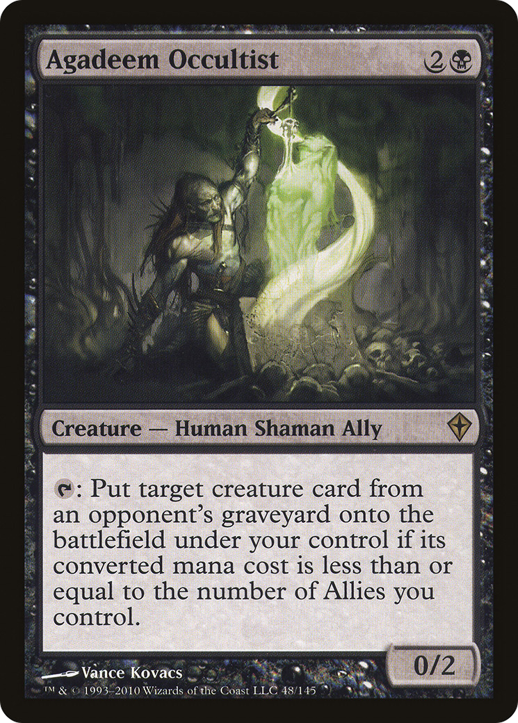 {R} Agadeem Occultist [Worldwake][WWK 048]