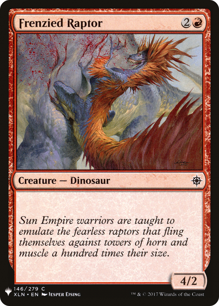 {C} Frenzied Raptor [Mystery Booster][LS XLN 146]