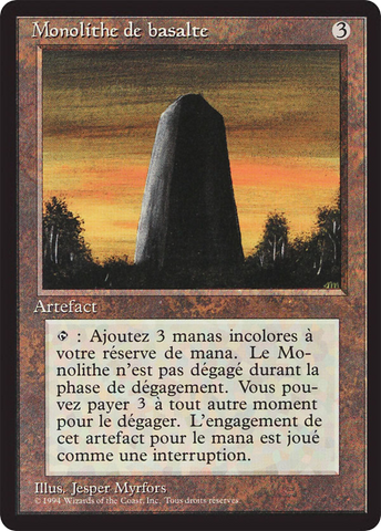 {F} Basalt Monolith [Foreign Black Border][FBB 3ED 235]