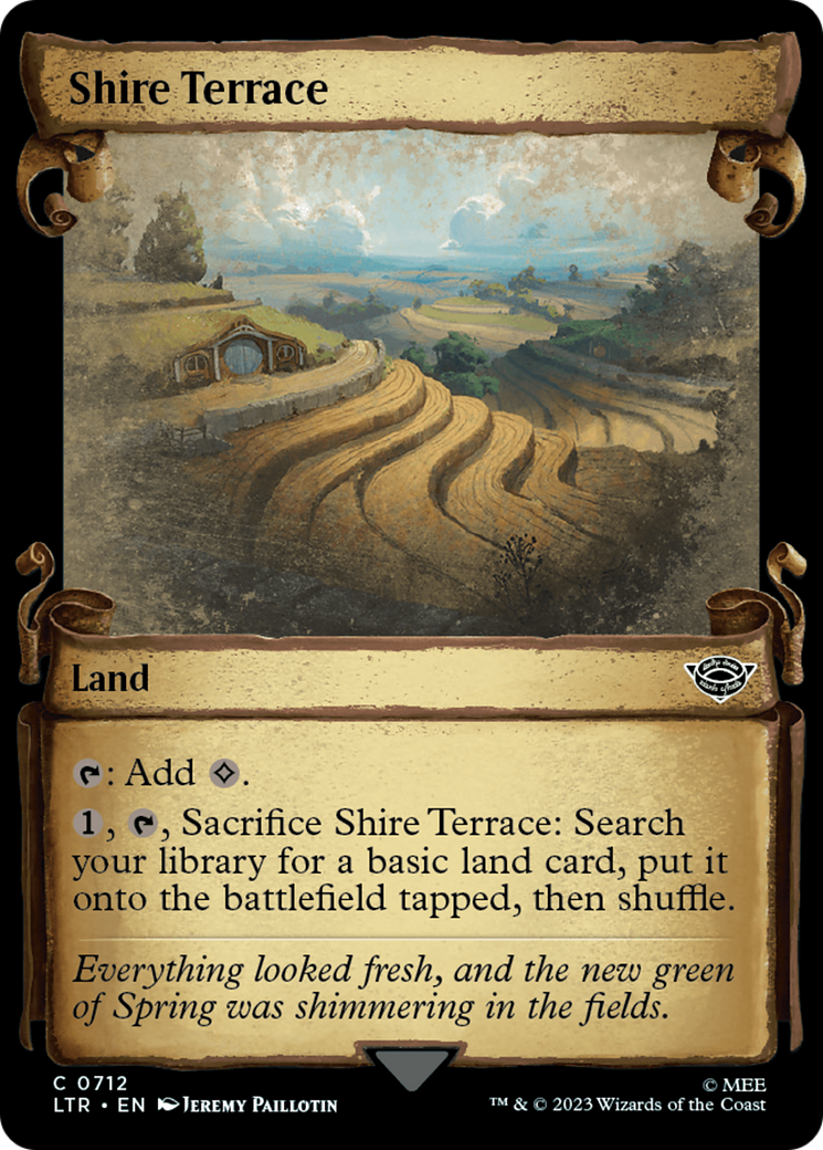 {C} Shire Terrace [The Lord of the Rings: Tales of Middle-Earth Showcase Scrolls][LTR 712]