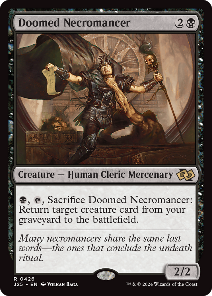 {R} Doomed Necromancer [Foundations Jumpstart][J25 426]
