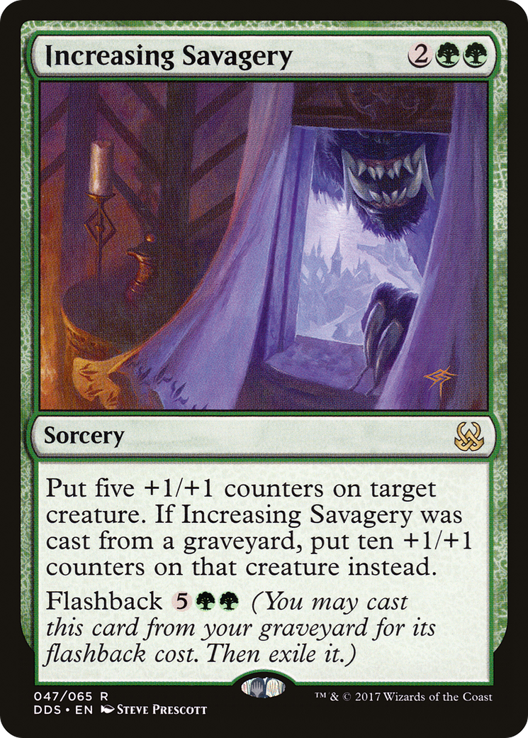 {R} Increasing Savagery [Duel Decks: Mind vs. Might][DDS 047]