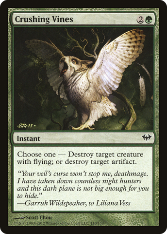 {C} Crushing Vines [Dark Ascension][DKA 110]