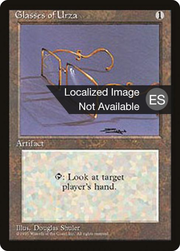 {F} Glasses of Urza [Fourth Edition (Foreign Black Border)][FBB 4ED 321]