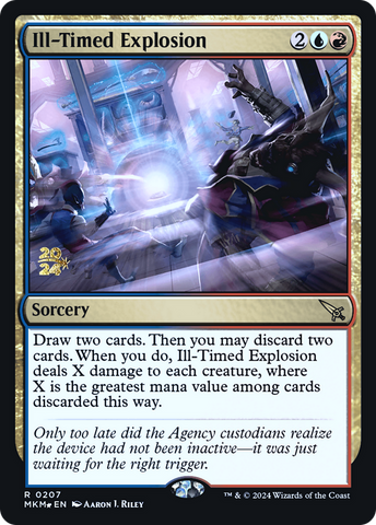 {R} Ill-Timed Explosion [Murders at Karlov Manor Prerelease Promos][PR MKM 207]