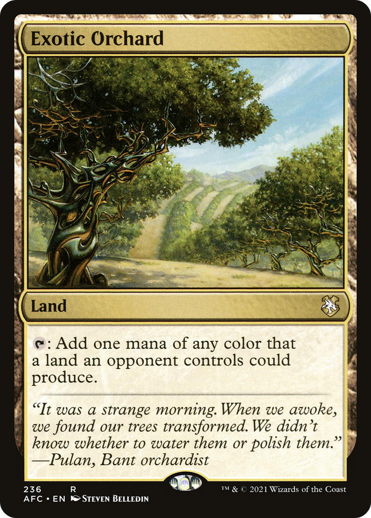 {R} Exotic Orchard [Dungeons & Dragons: Adventures in the Forgotten Realms Commander][AFC 236]