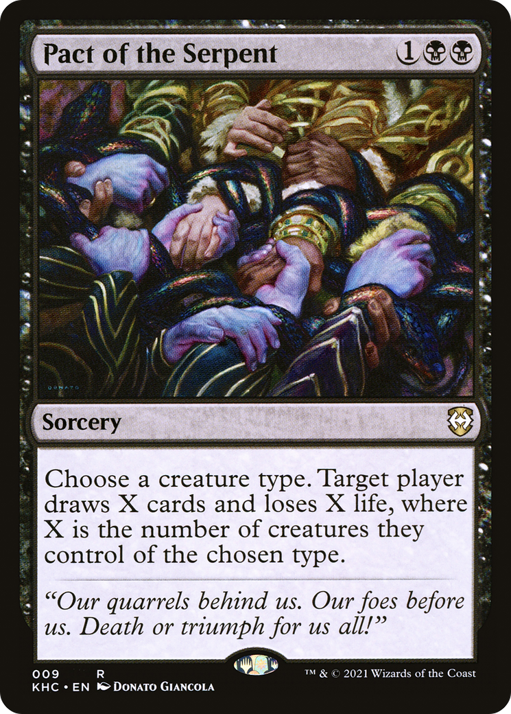 {R} Pact of the Serpent [Kaldheim Commander][KHC 009]