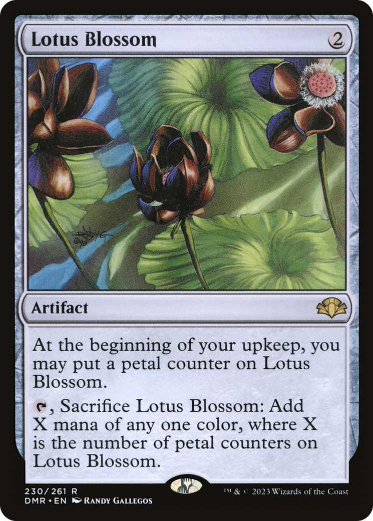 {R} Lotus Blossom [Dominaria Remastered][DMR 230]