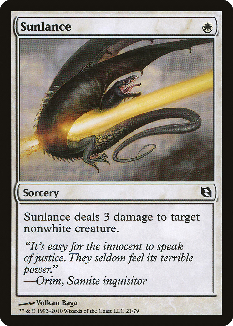 {C} Sunlance [Duel Decks: Elspeth vs. Tezzeret][DDF 021]