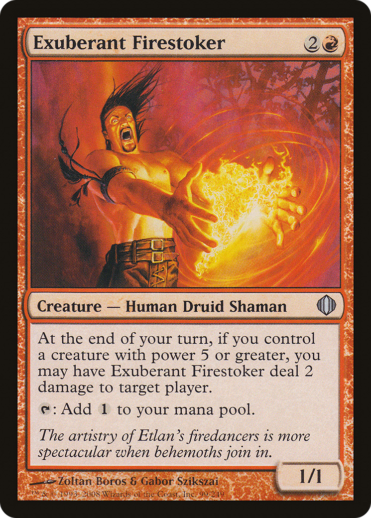 {C} Exuberant Firestoker [Shards of Alara][ALA 099]