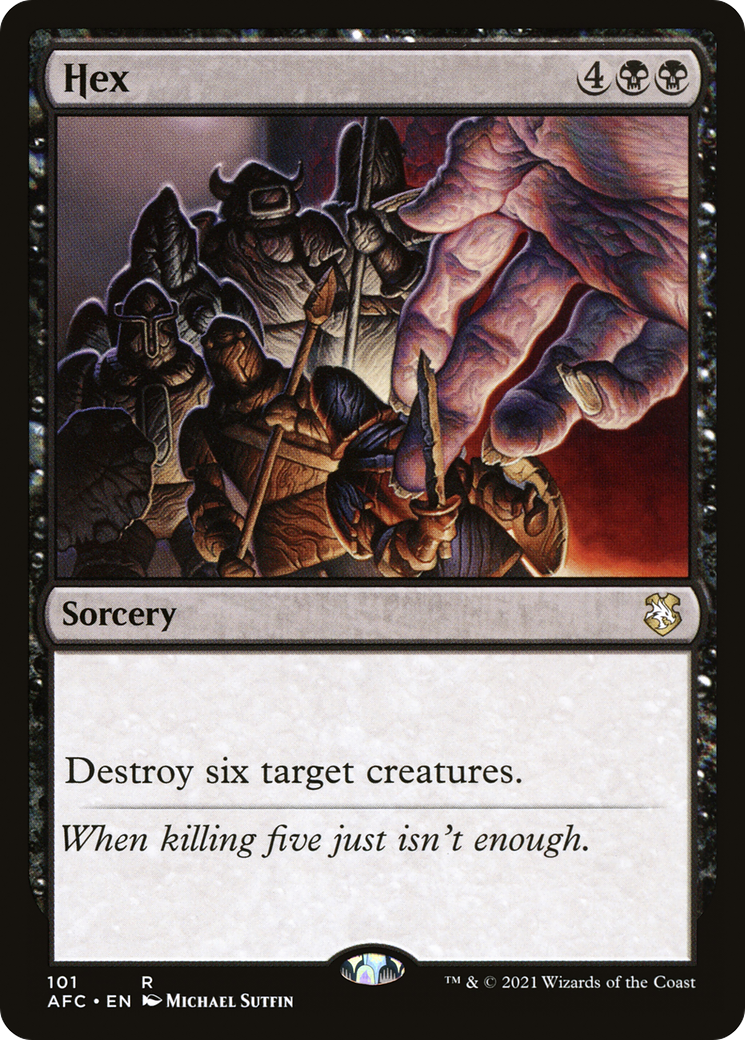 {R} Hex [Dungeons & Dragons: Adventures in the Forgotten Realms Commander][AFC 101]