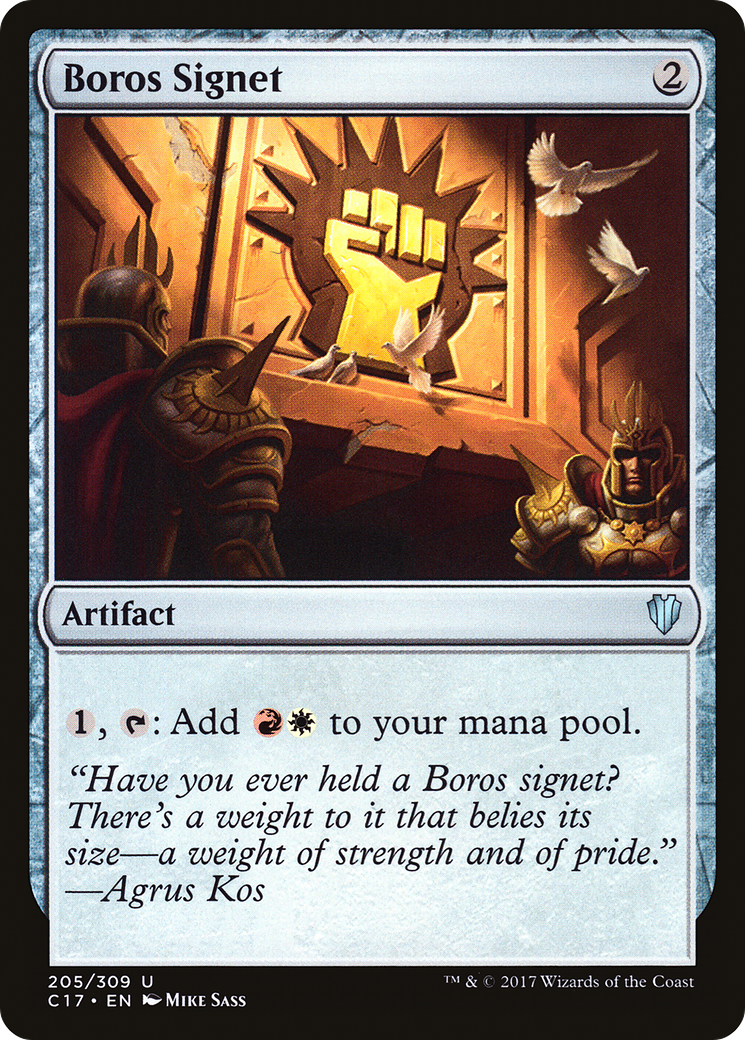 {C} Boros Signet [Commander 2017][C17 205]