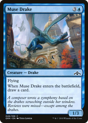 {C} Muse Drake [Guilds of Ravnica][GRN 046]