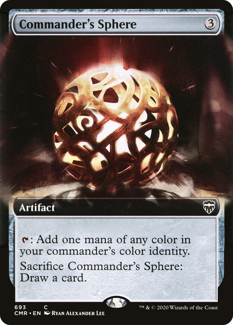 {C} Commander's Sphere (Extended Art) [Commander Legends][CMR 693]