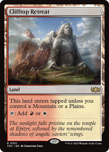{R} Clifftop Retreat [Tarkir: Dragonstorm Commander][TDC 351]