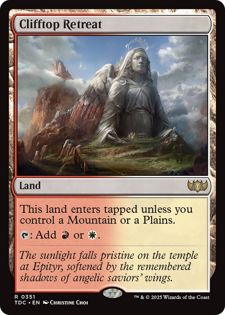 {R} Clifftop Retreat [Tarkir: Dragonstorm Commander][TDC 351]