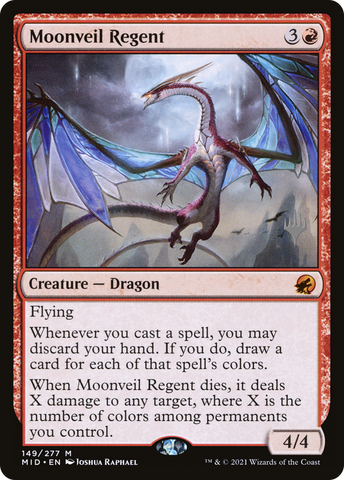 {R} Moonveil Regent (Promo Pack) [Innistrad: Midnight Hunt Promo Pack][PP MID 149]