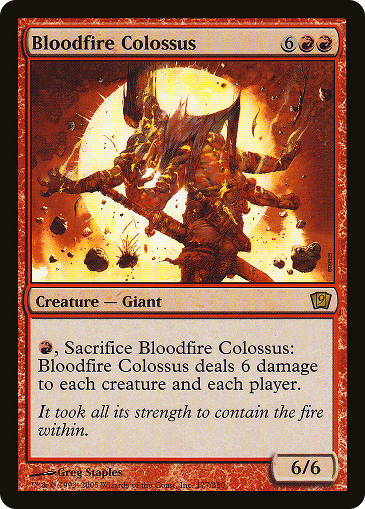 {R} Bloodfire Colossus [Ninth Edition][9ED 177]