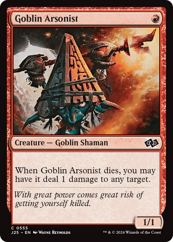 {C} Goblin Arsonist [Foundations Jumpstart][J25 555]