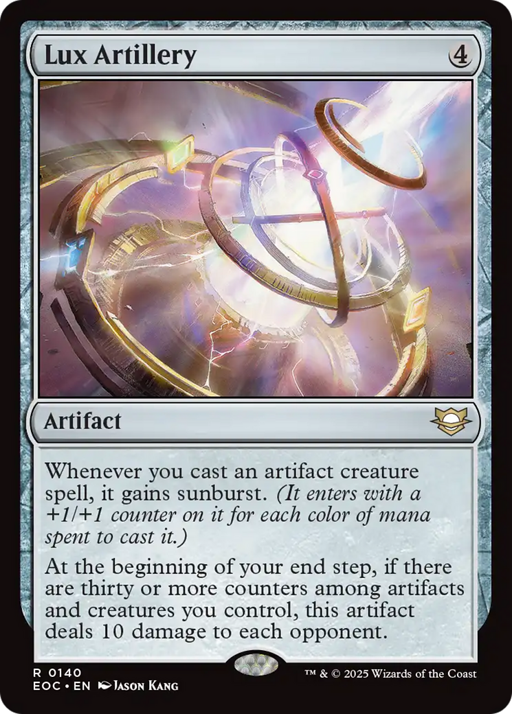 {@@ EOC R} Lux Artillery [Edge of Eternities Commander][EOC 140]