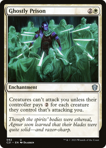 {C} Ghostly Prison [Commander 2021][C21 092]