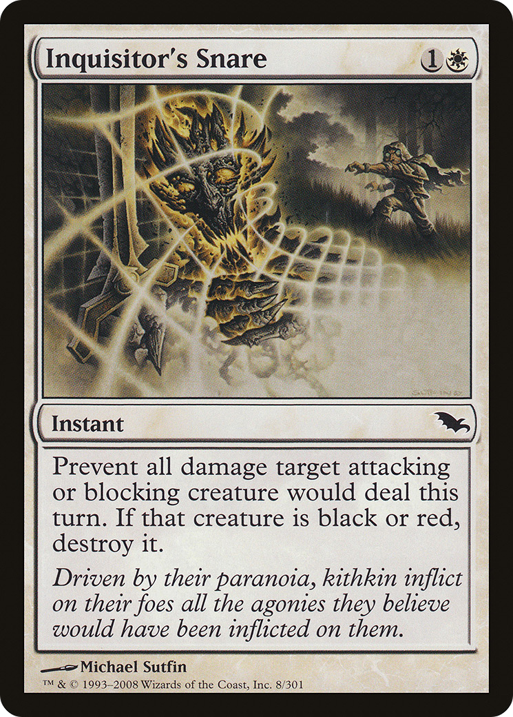 {C} Inquisitor's Snare [Shadowmoor][SHM 008]