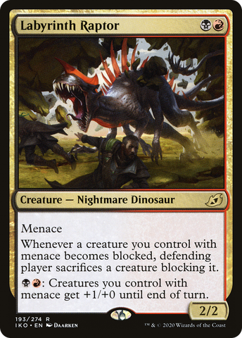 {R} Labyrinth Raptor [Ikoria: Lair of Behemoths][IKO 193]