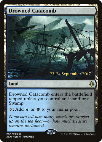{R} Drowned Catacomb [Ixalan Prerelease Promos][PR XLN 253]