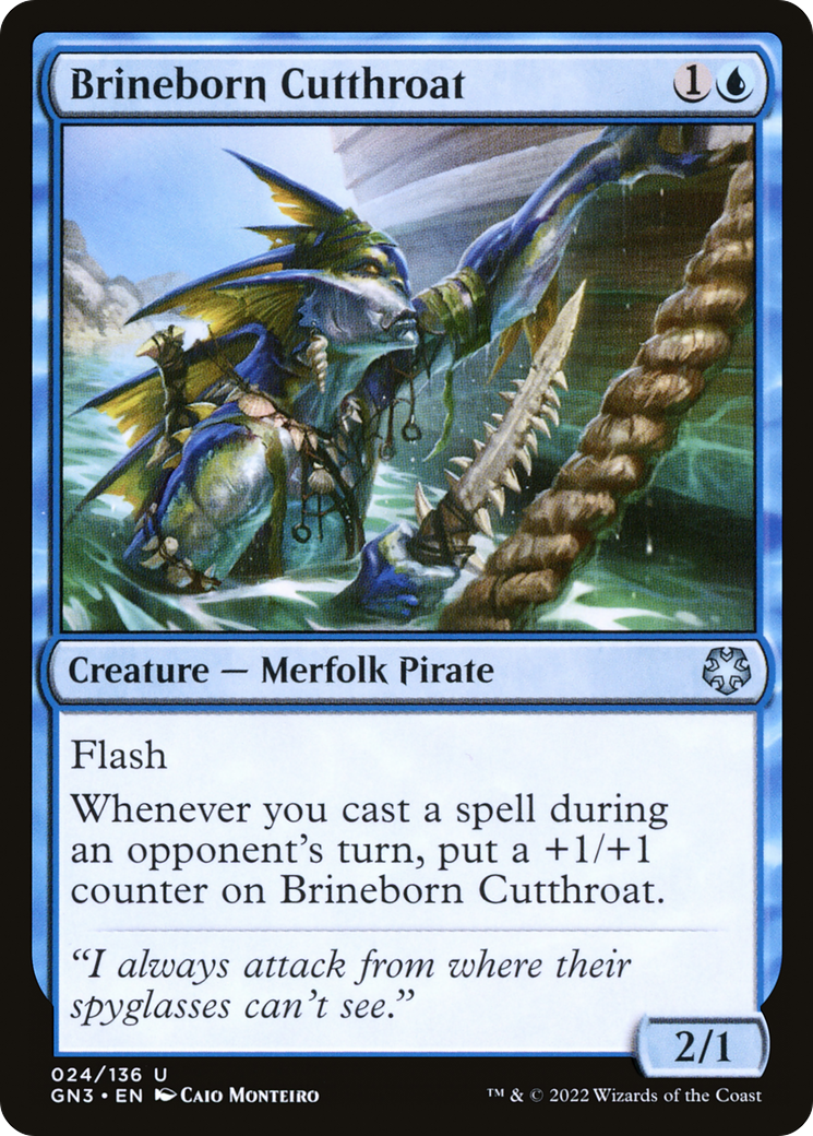 {C} Brineborn Cutthroat [Game Night 2022][GN3 024]