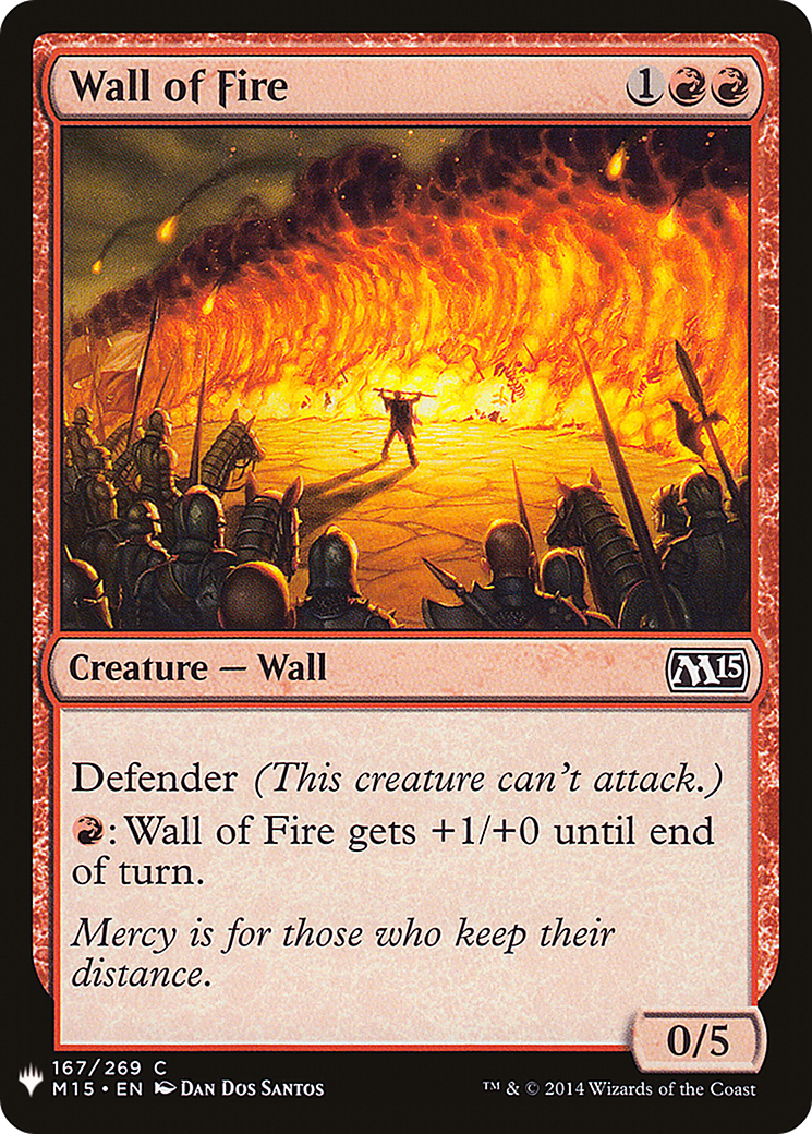 {C} Wall of Fire [Mystery Booster][LS M15 167]