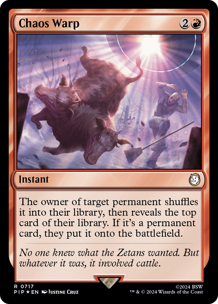 {R} Chaos Warp (Surge Foil) [Fallout][PIP 717]