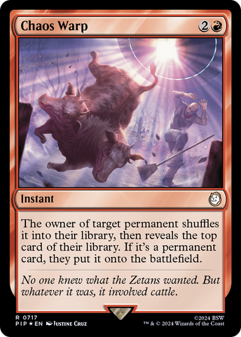{R} Chaos Warp (Surge Foil) [Fallout][PIP 717]